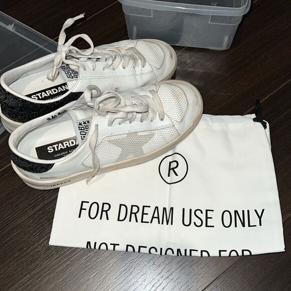 GOLDEN GOOSE Stardan Leather Low-Top Sneakers, 39 - Picture 13 of 13